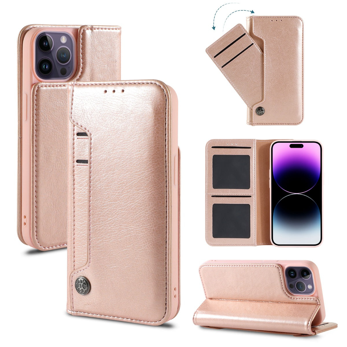 Wallet Slide Pocket Case iPhone 13- 16