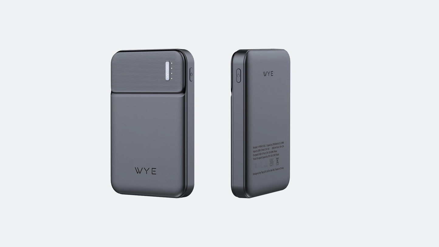 3000mAh Portable Power Bank 2 Colour Options