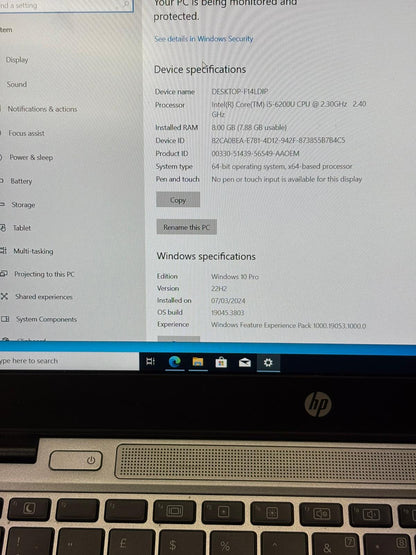 HP Elite Book 820 G3