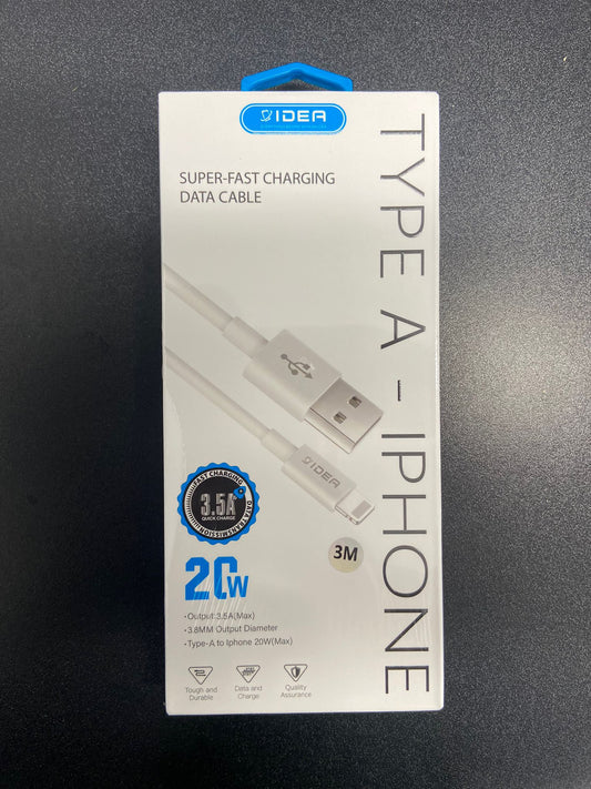 IDEA USB iPhone Charging Cable 1-3 Meters